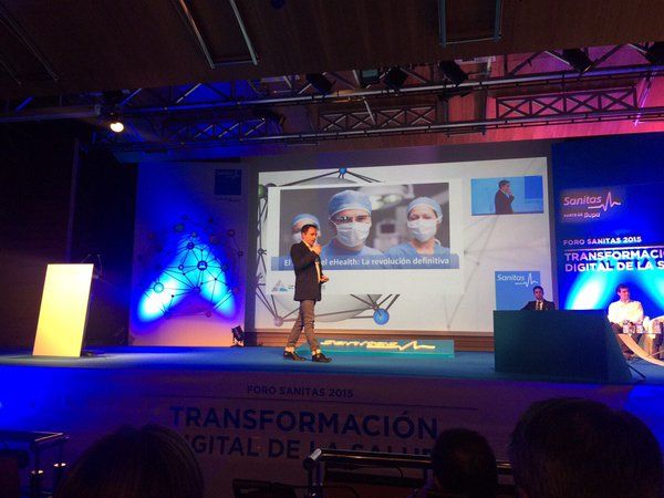 Pedro Diezma en un foro directivo