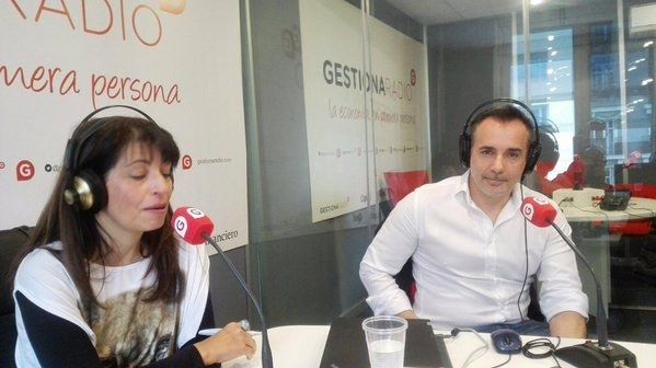 Pedro Diezma during an interview at Gestiona Radio